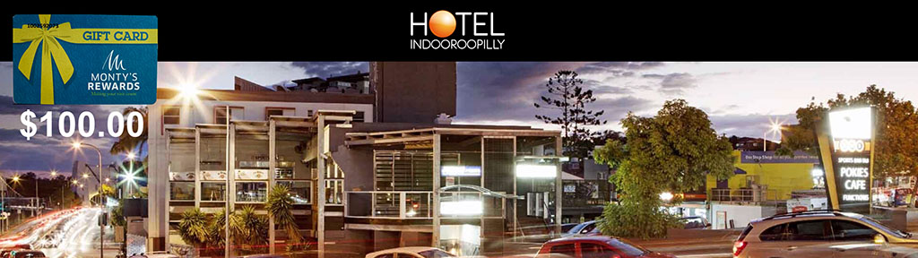 100$ Monty's Rewards card - Indooroopilly Hotel 1024px